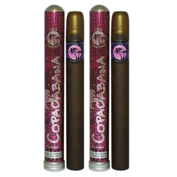 Cuba Brazil Copacabana by Cuba for Women - 1.17 oz EDP Spray - Pack of 2