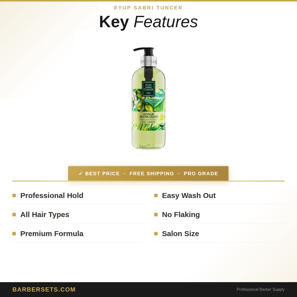 EYUP SABRI TUNCER EST1923-EYUP SABRI TUNCER LIQUID SOAP NATURAL OLIVE OIL AYVALIK OLIVE BLOSSOM 500 ML  LIQUID SOAP NATURAL OLIVE OIL AYVALIK OLIVE BLOSSOM 500 ML