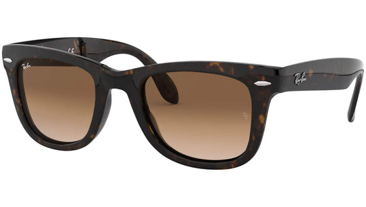 Ray Ban RB 4105 710-51 Folding Wayfarer - Tortoise-Light Brown Gradient by Ray Ban for Unisex - 50-22-140 mm Sunglasses