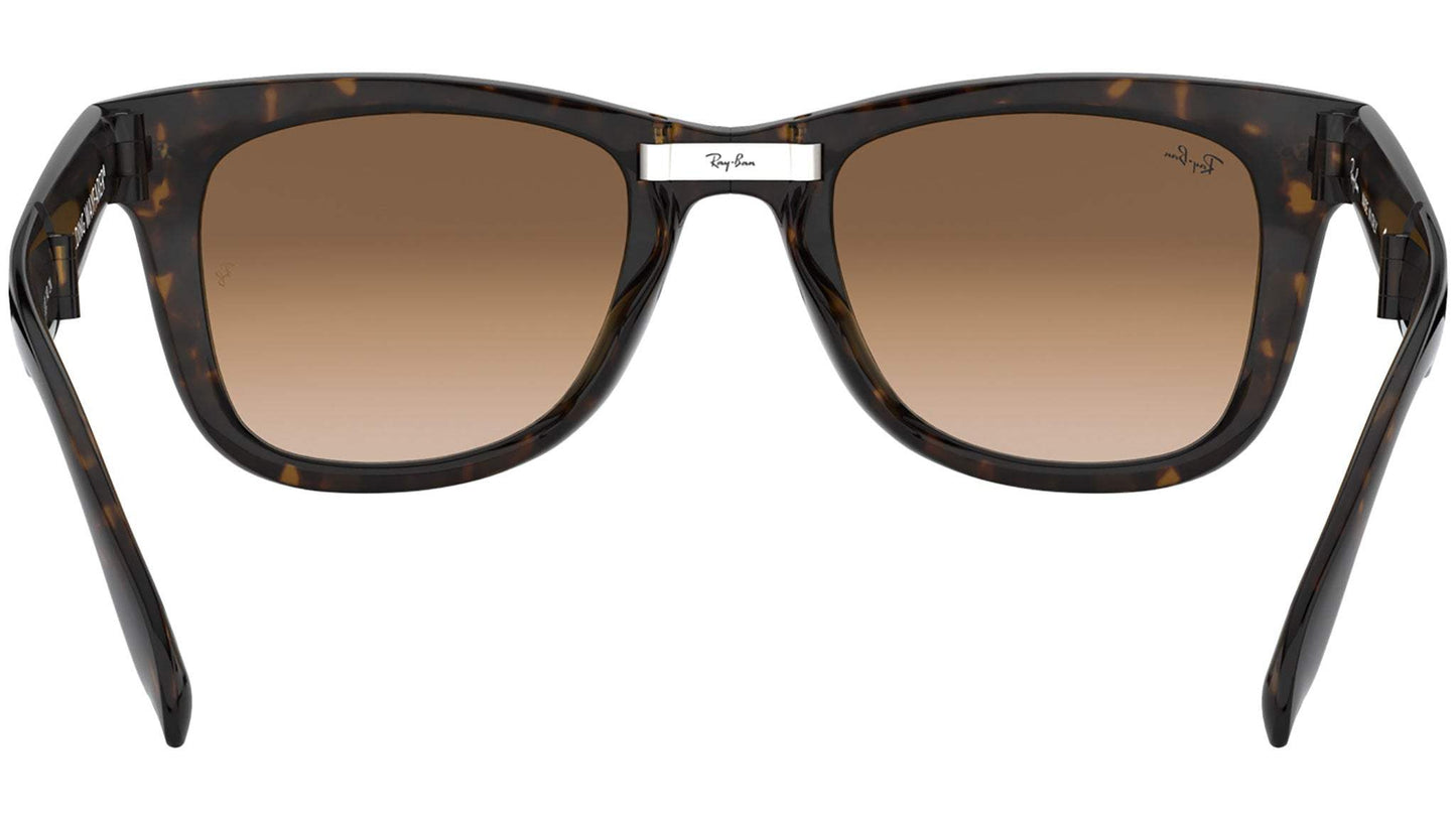 Ray Ban RB 4105 710-51 Folding Wayfarer - Tortoise-Light Brown Gradient by Ray Ban for Unisex - 50-22-140 mm Sunglasses