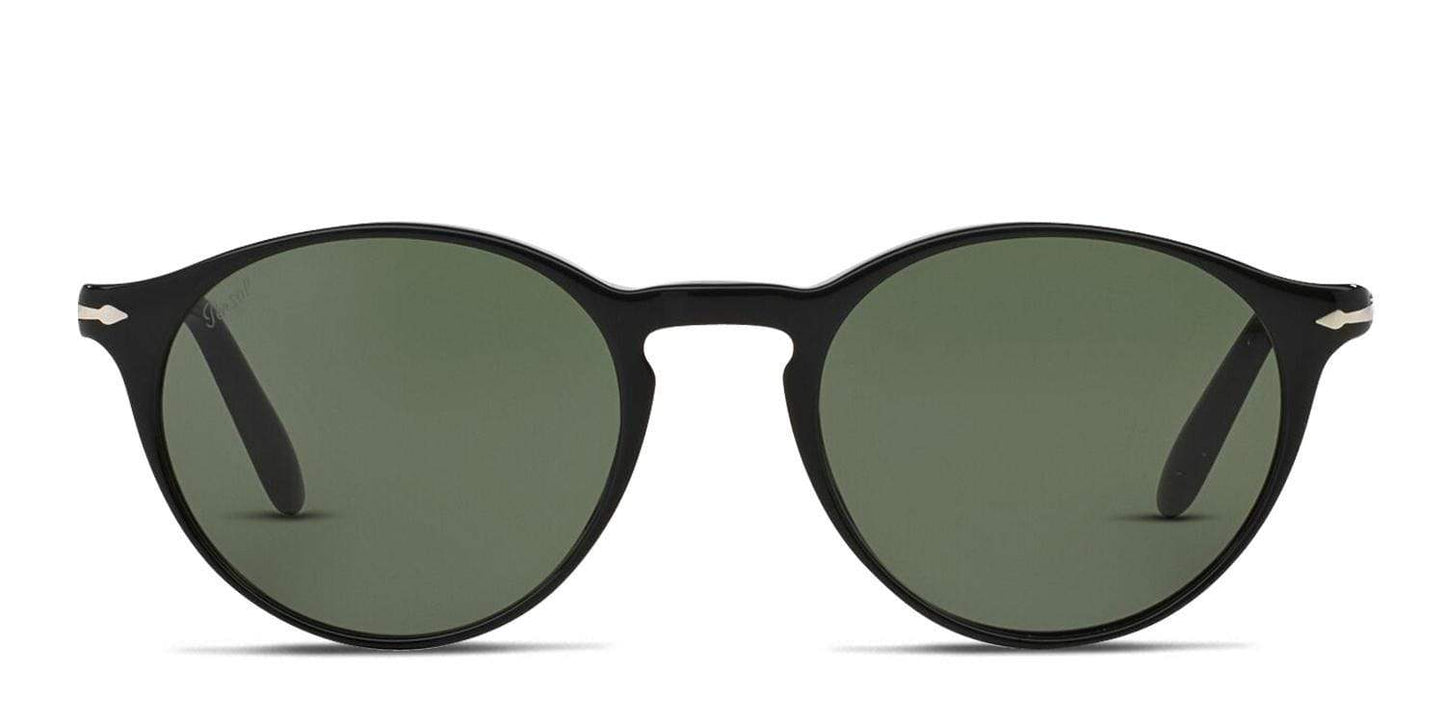 Persol PO3092SM 9014-58 - Black-Green Polarized by Persol for Men - 50-19-145 mm Sunglasses