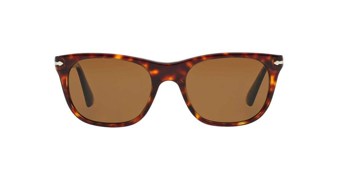 Persol PO3102S 24-57 - Havana-Brown Polarized by Persol for Men - 56-19-145 mm Sunglasses