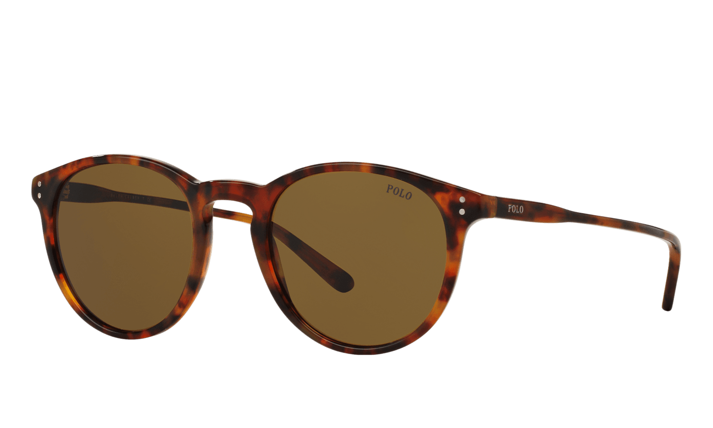 Polo Ralph Lauren PH 4110 5017-73 - Shiny Havana Jerry-Olive Green by Ralph Lauren for Men - 50-21-145 mm Sunglasses