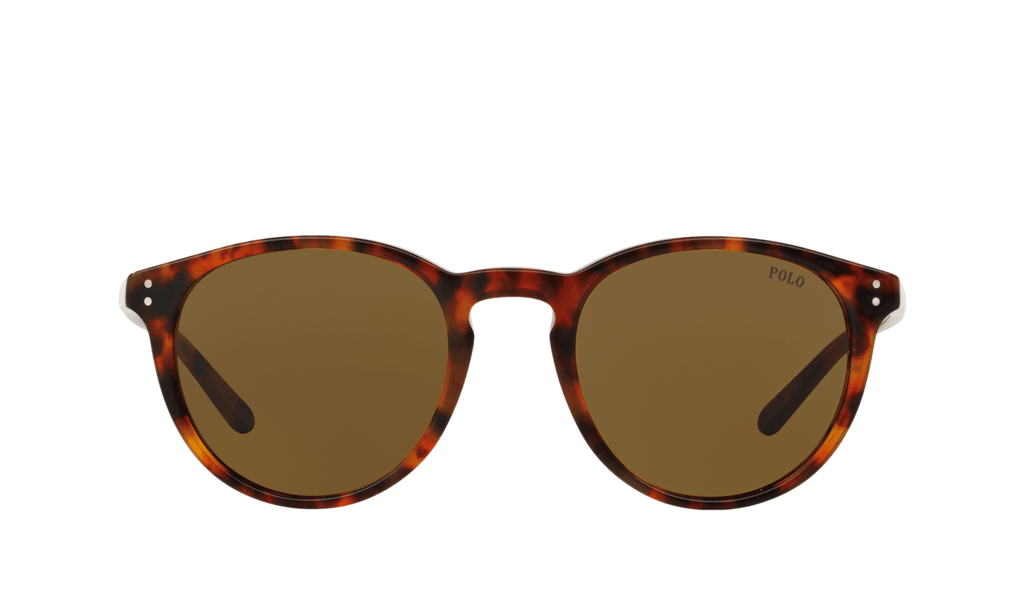 Polo Ralph Lauren PH 4110 5017-73 - Shiny Havana Jerry-Olive Green by Ralph Lauren for Men - 50-21-145 mm Sunglasses