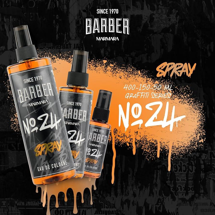 Marmara Barber Aftershave Cologne Graffiti No.24, 400ml / 13.5 oz - Multipack