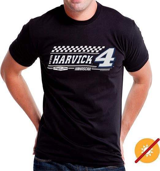 NASCAR Mens Classic Crew Tee - Kevin Harvick - 6 Black by DelSol for Men - 1 Pc T-Shirt (L)
