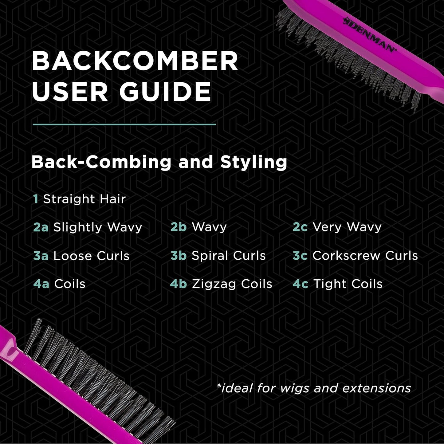 Denman 3 Row Dressing Out Brush