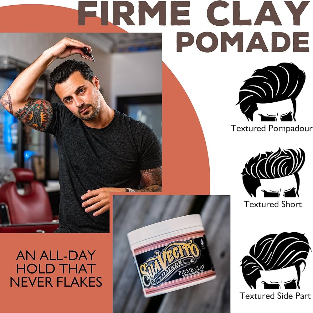 Suavecito Firme Clay Pomade 4 oz
