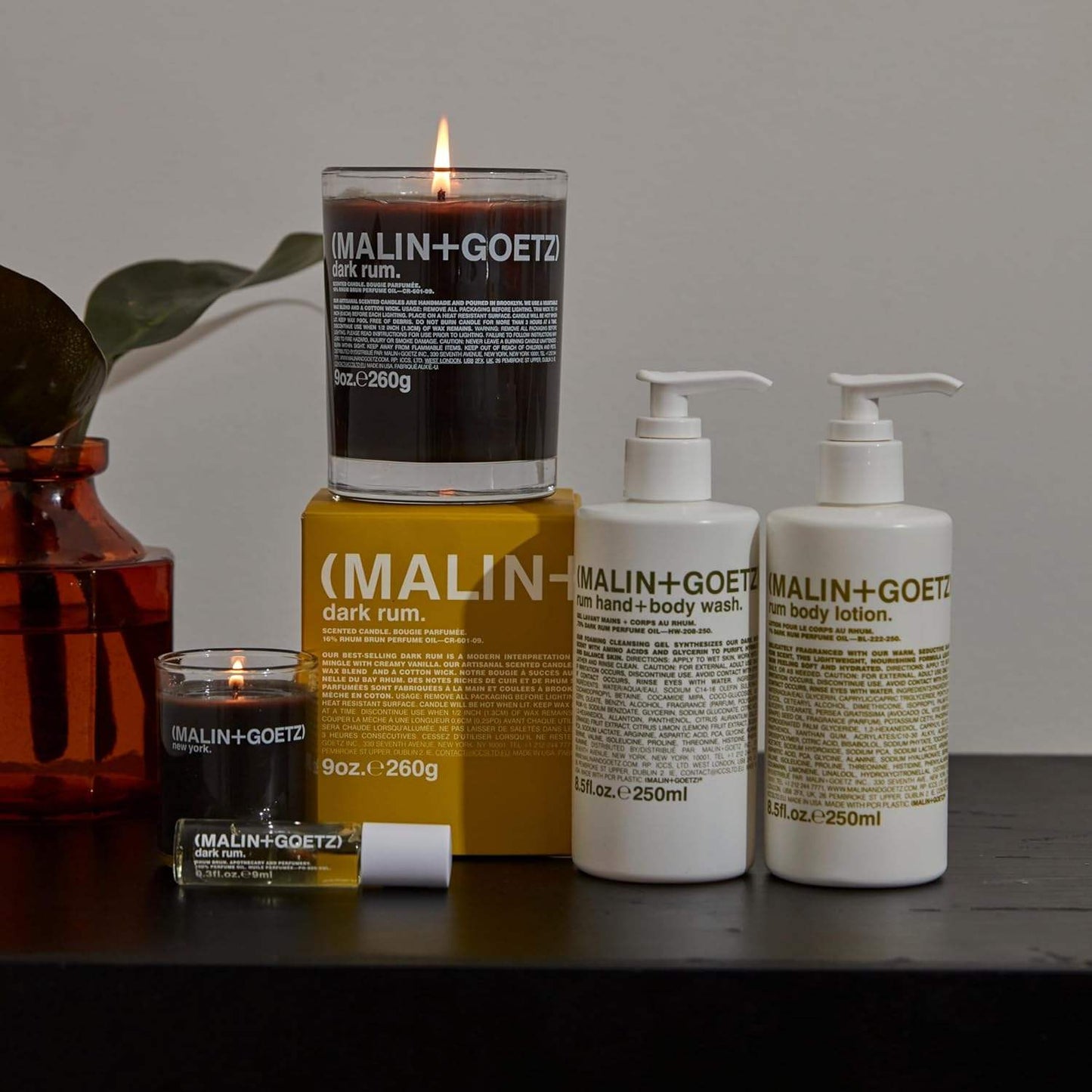 Rum Hand and Body Wash by Malin + Goetz for Unisex - 8.5 oz Body Wash