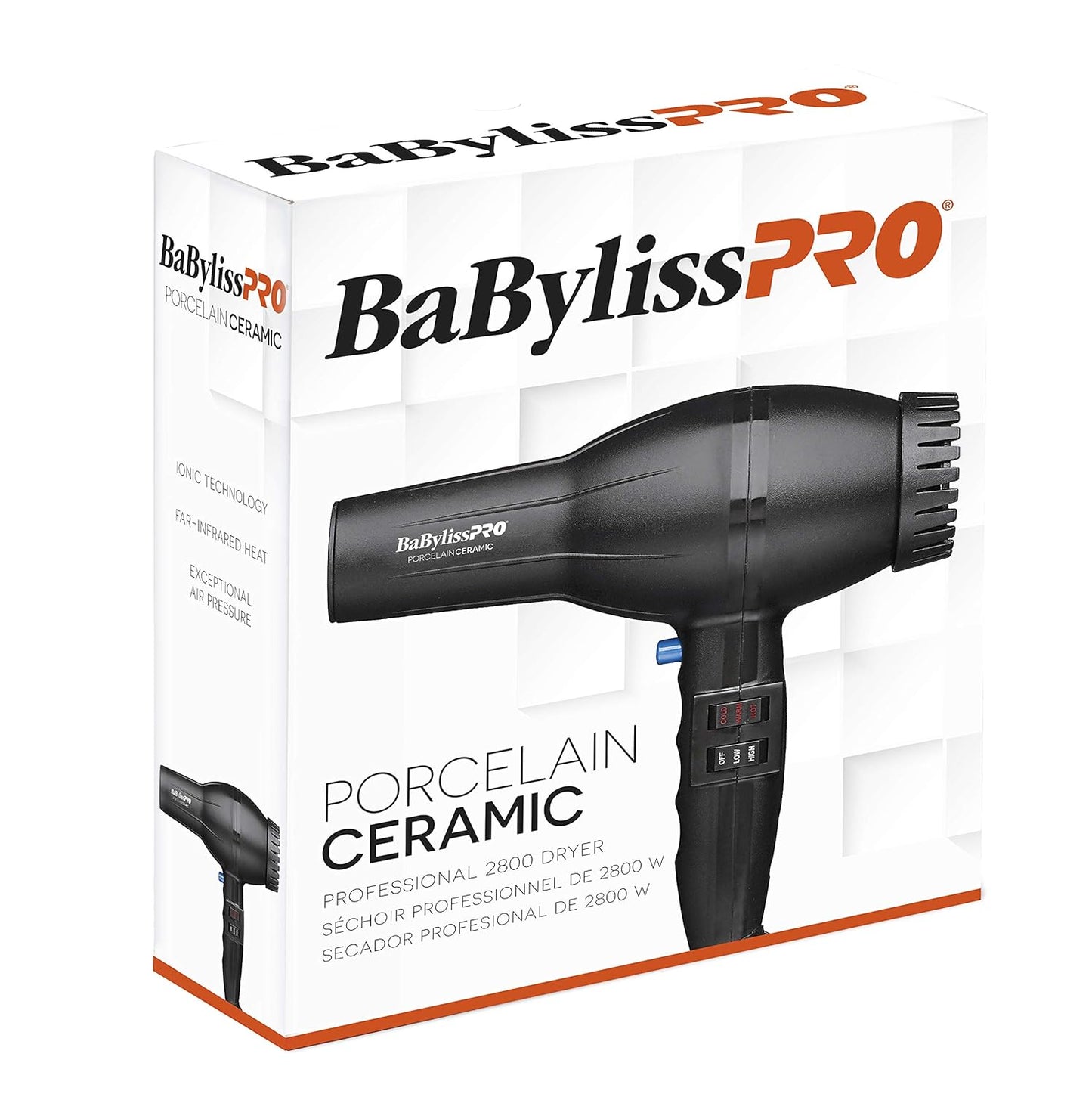 BaBylissPRO Porcelain Ceramic 2800 Dryer