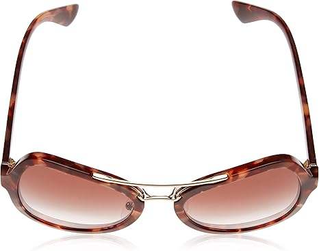 Prada SPR 18S UE0-0A6 - Spotted Brown Pink-Brown Gradient Pink by Prada for Women - 55-20-135 mm Sunglasses
