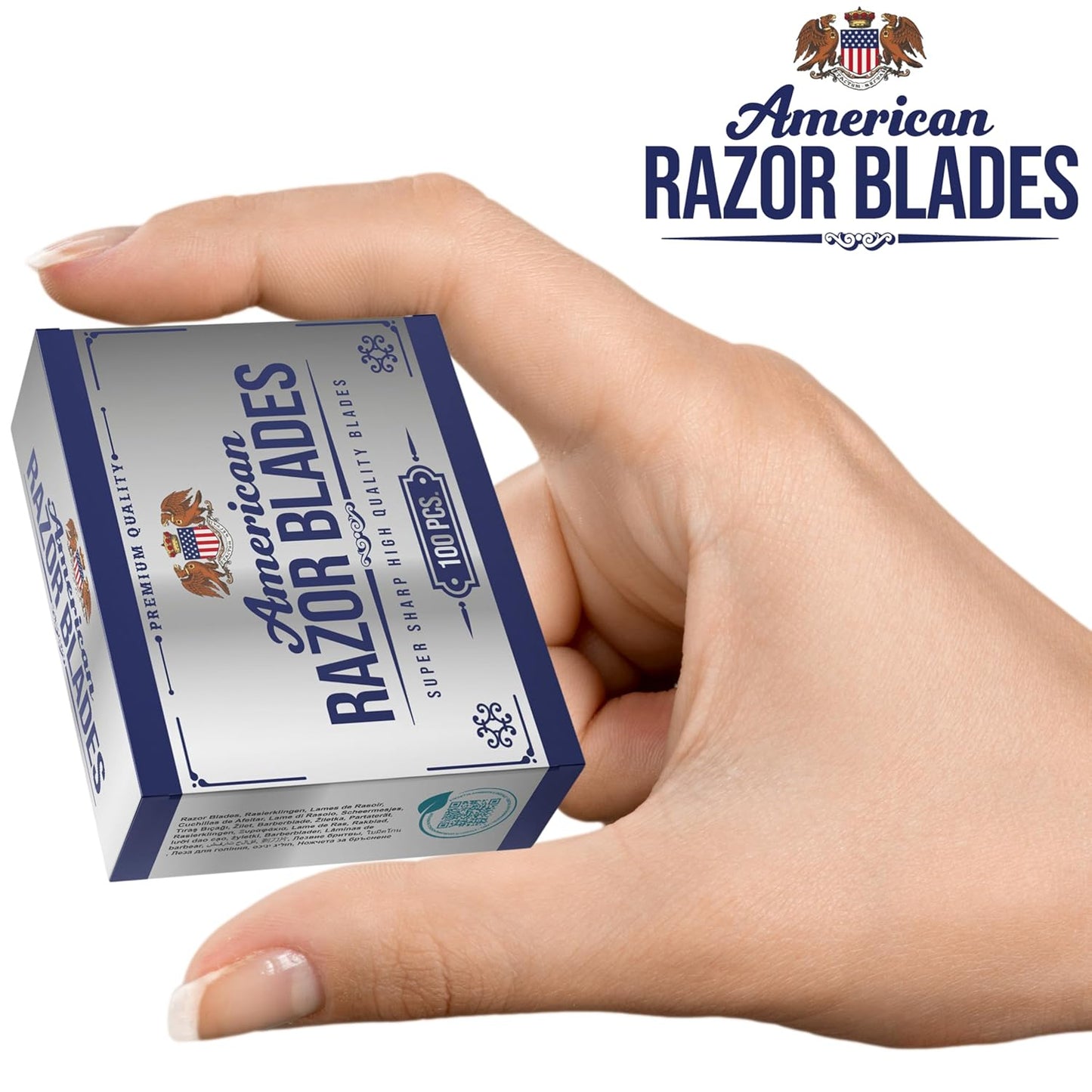 American Razor Blades – Super Sharp Double Edge (100 ct) | The Shave Factory