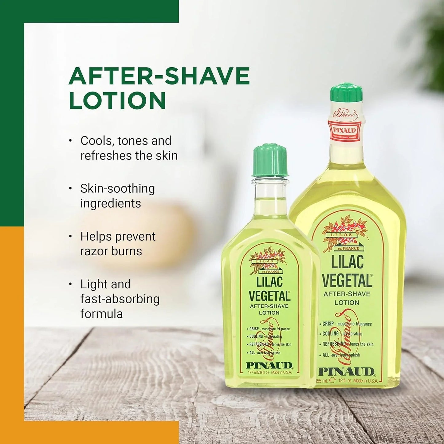 Clubman Lilac Vegetal After Shave Lotion, 370ml / 12.5 oz