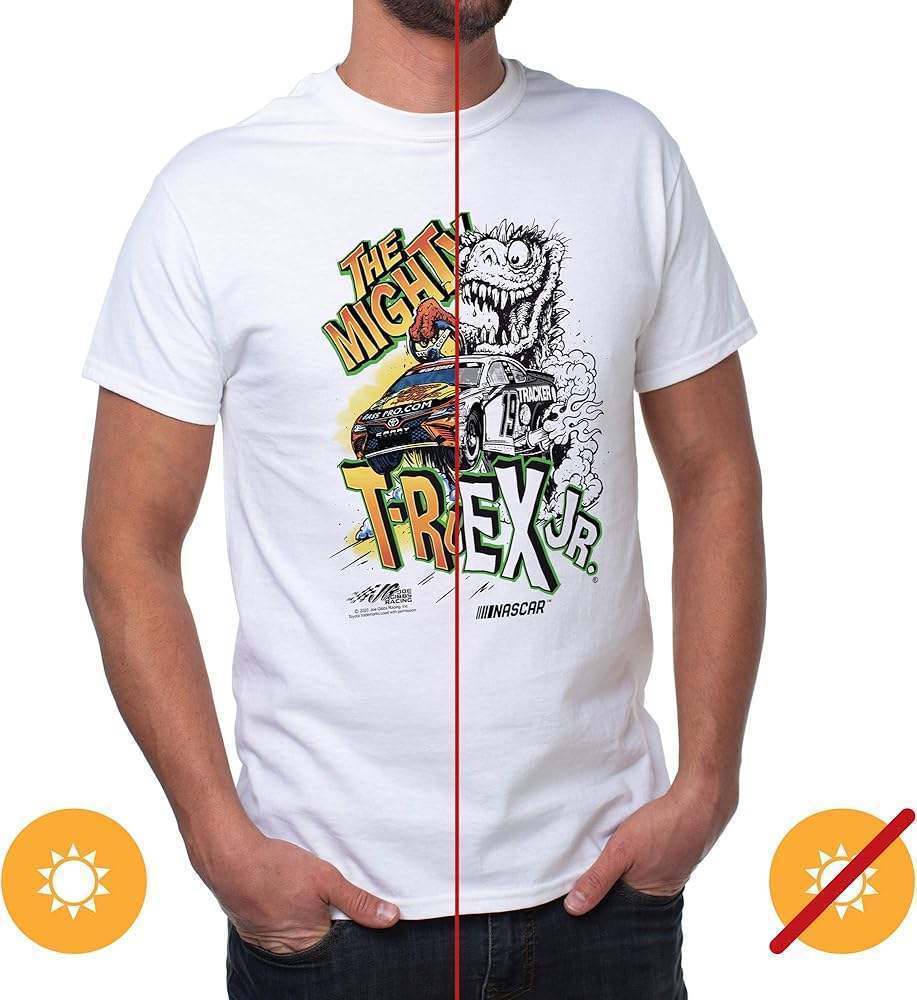 NASCAR Mens Classic Crew Tee - Martin Truex Jr - 4 White by DelSol for Men - 1 Pc T-Shirt (S)