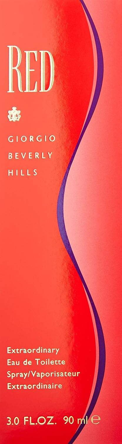 Red by Giorgio Beverly Hills for Women - 3 oz EDT Spray