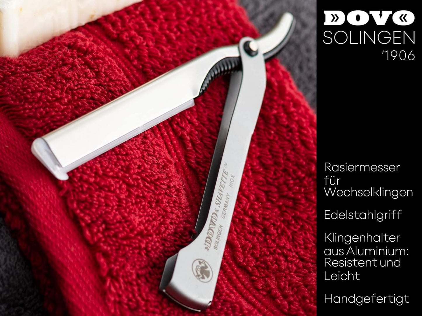 DOVO Shavette Straight Razor with Exchangeable Blade