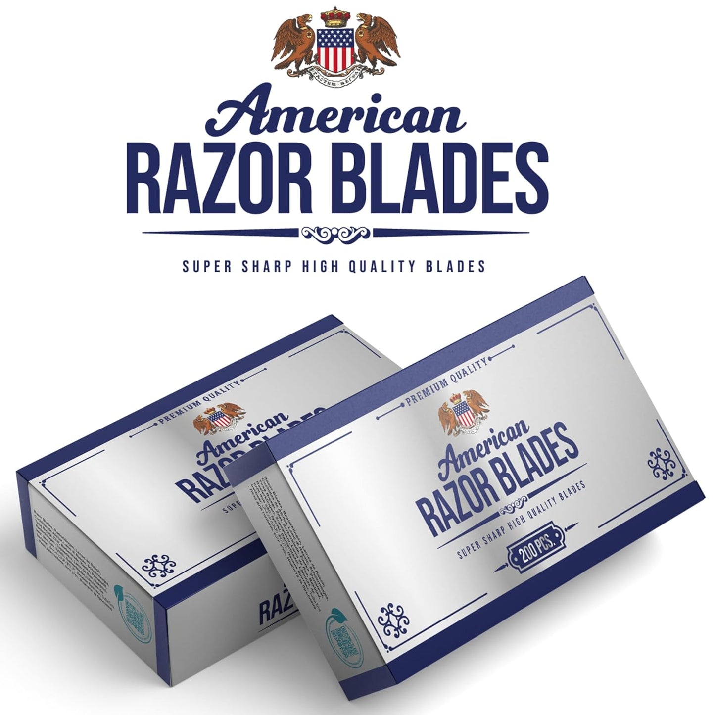 American Razor Blades Double Edge Razor Blades - 200 ct