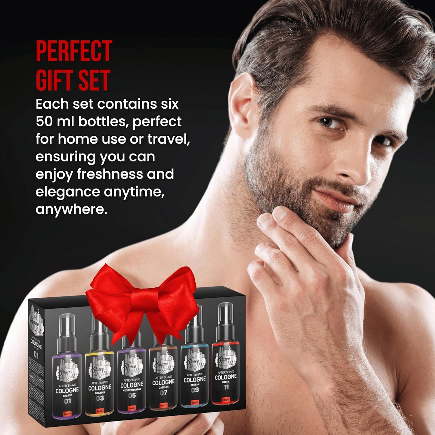 The Shave Factory After Shave Cologne Gift Set – 50ml / 1.7 oz (SET
