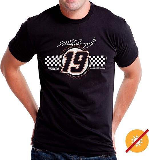 NASCAR Mens Classic Crew Tee - Martin Truex Jr - 1 Black by DelSol for Men - 1 Pc T-Shirt (M)