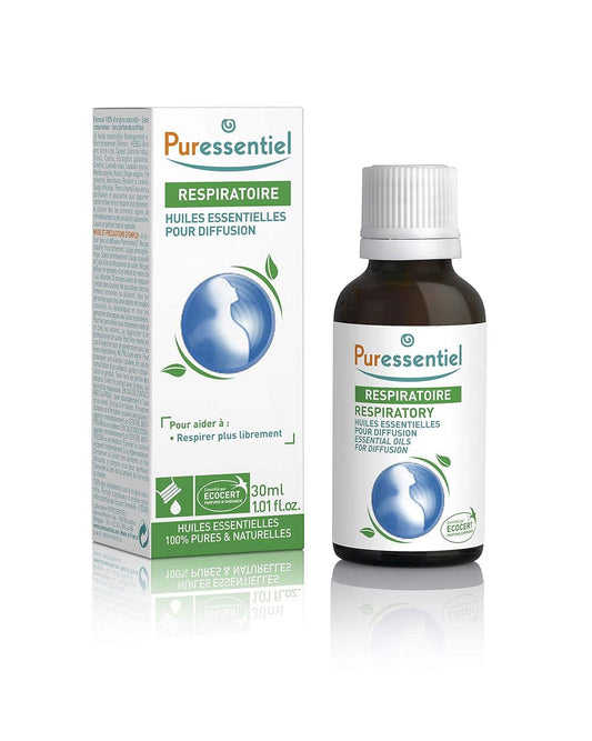Diffusion Essential Oil - Respiratory Blend by Puressentiel for Unisex - 1.01 oz Oil
