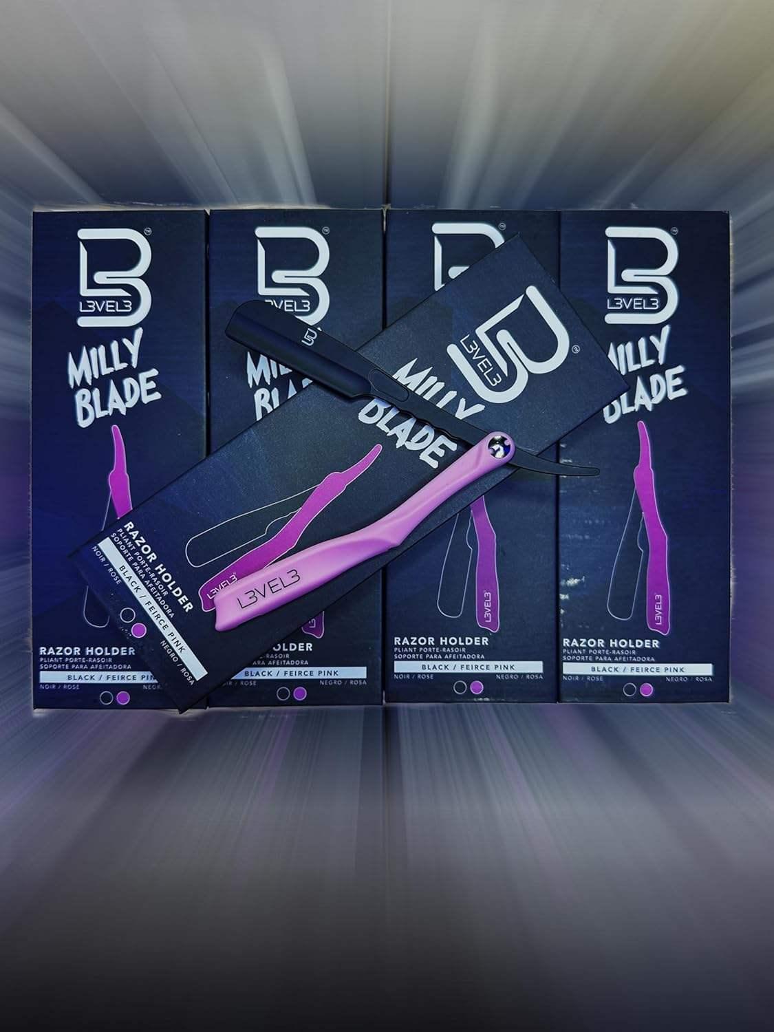 L3VEL3 Black/Pink Milly Razor
