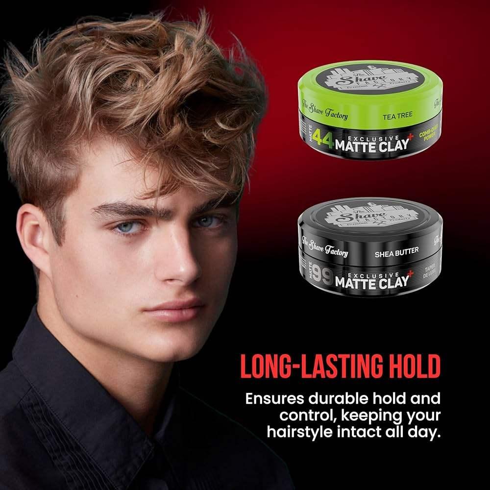 The Shave Factory Exclusive Matte Clay 150ml / 5.07 oz 44 Comb-Over Power TS-9058-44