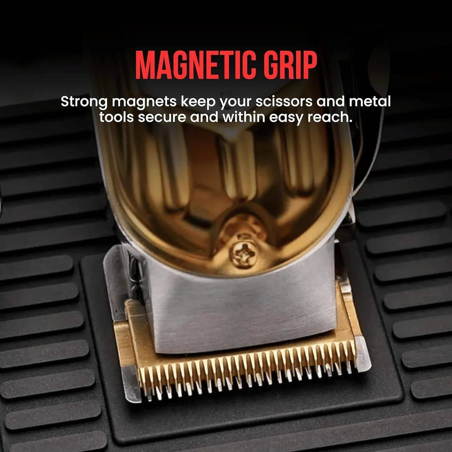 The Shave Factory Magnetic Station Mat - Organizer Mat, Salon Barbershop Work Station Pads