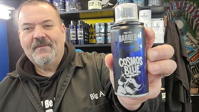 Marmara Barber Hair Color Spray, Cosmos Blue 5.07 oz