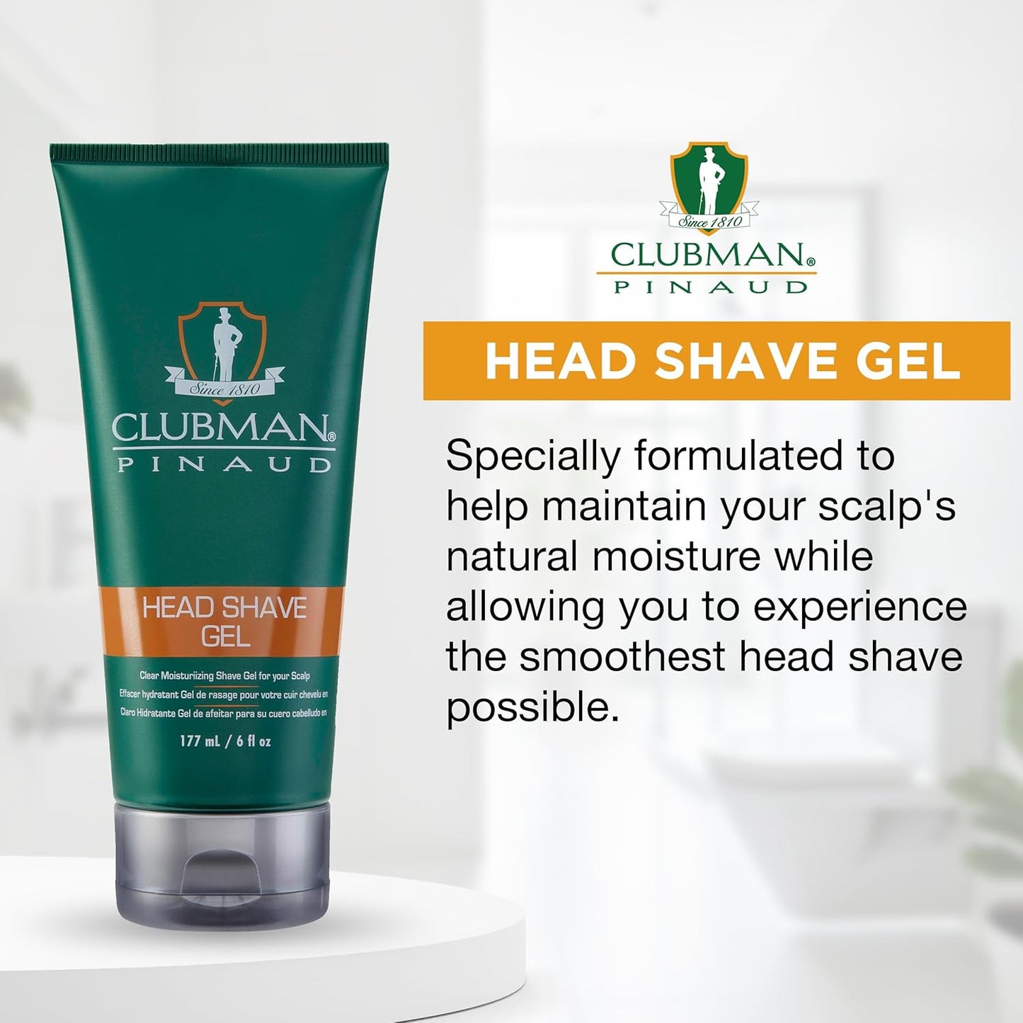 Clubman Head Shave Gel 6 oz