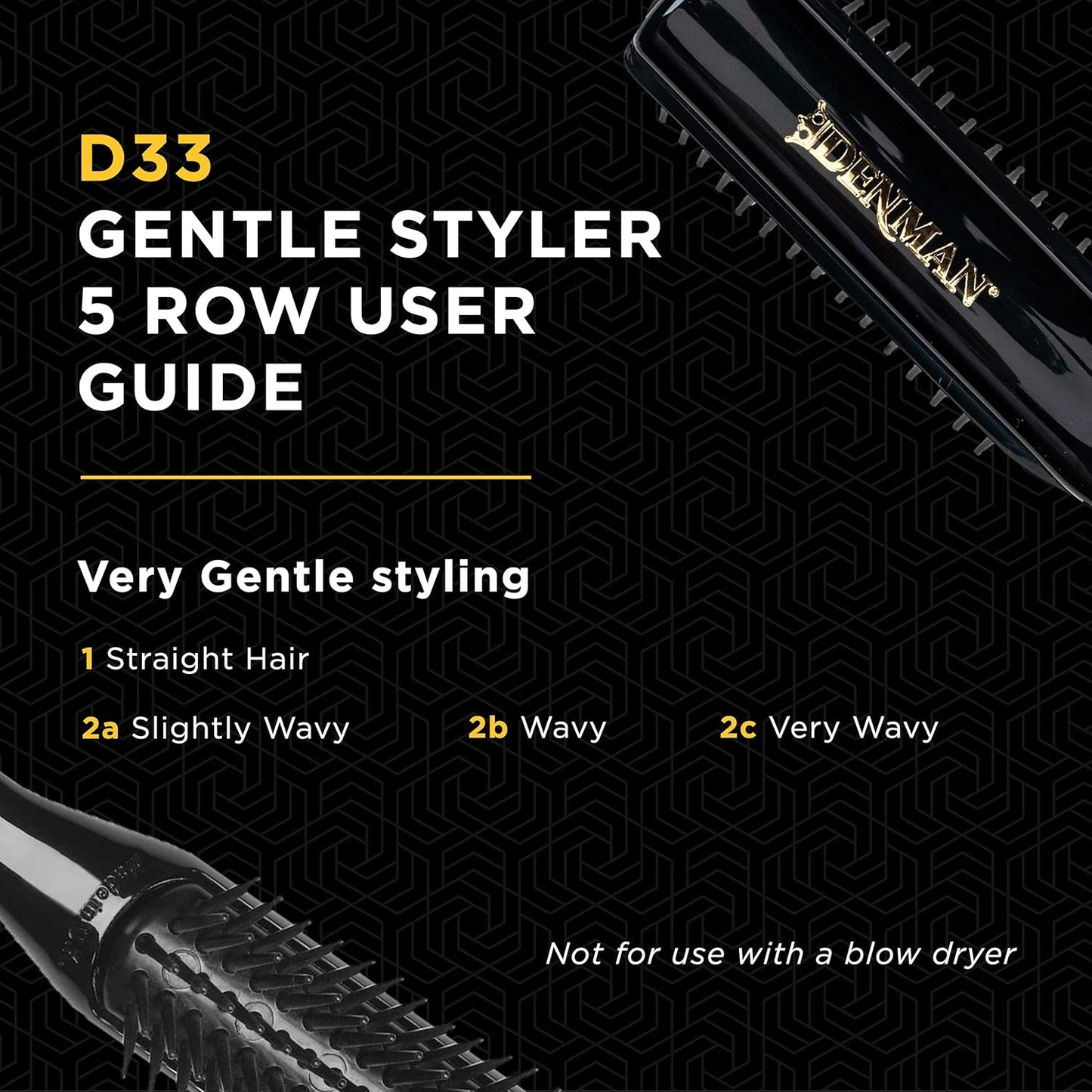 Denman 5 Row Gentle Styler