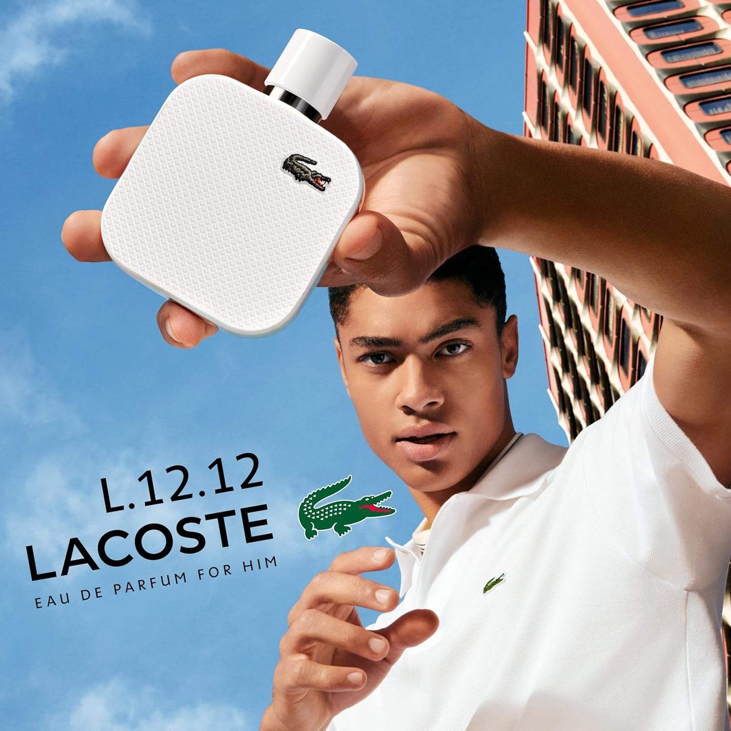 Lacoste Eau De Lacoste L.12.12 Blanc by Lacoste for Men - 3.3 oz EDT Spray