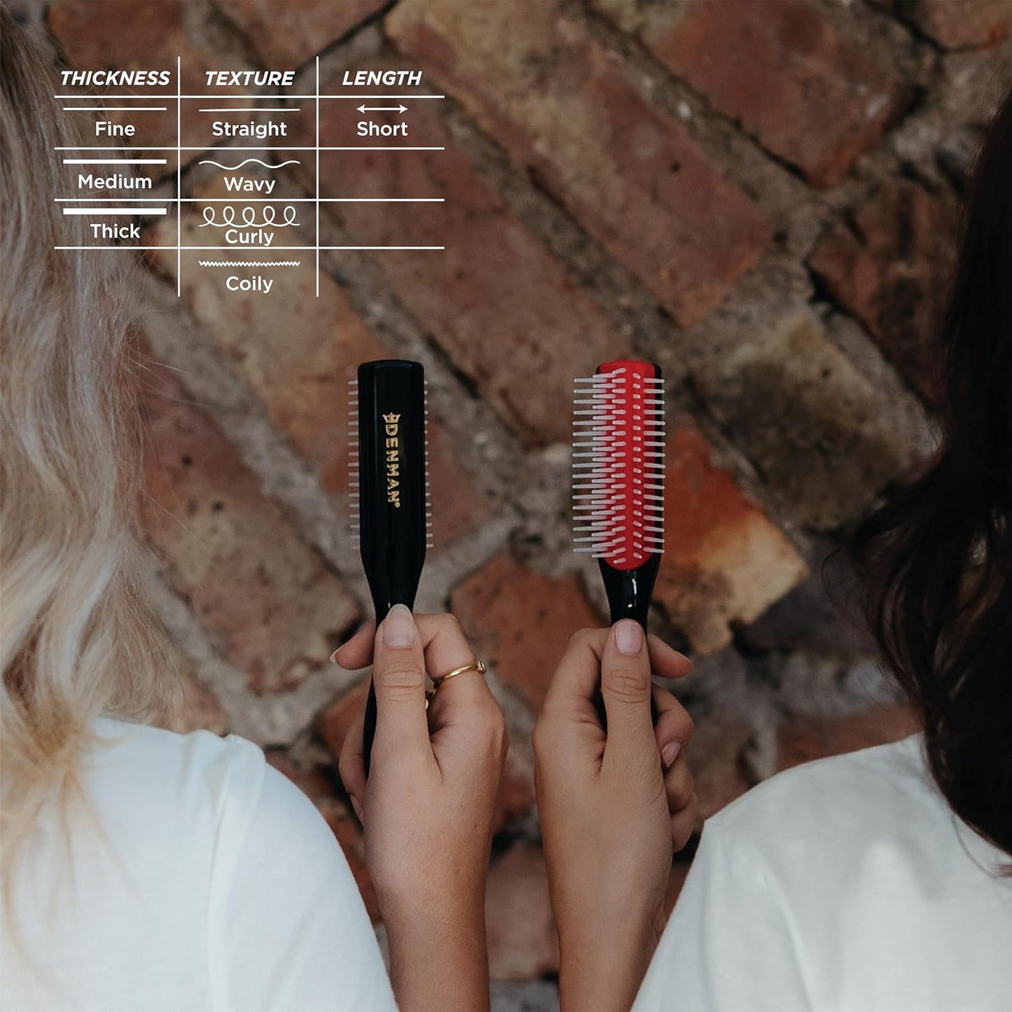 Denman 5 Row Classic Pocket Styling Brush