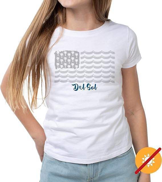 Kids Crew Tee - Tropical Americana by DelSol for Kids - 1 Pc T-Shirt (YL)