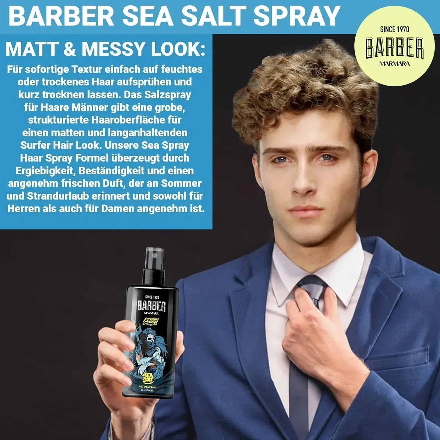 Marmara Barber Sea Salt Spray 200ml / 6.76 oz