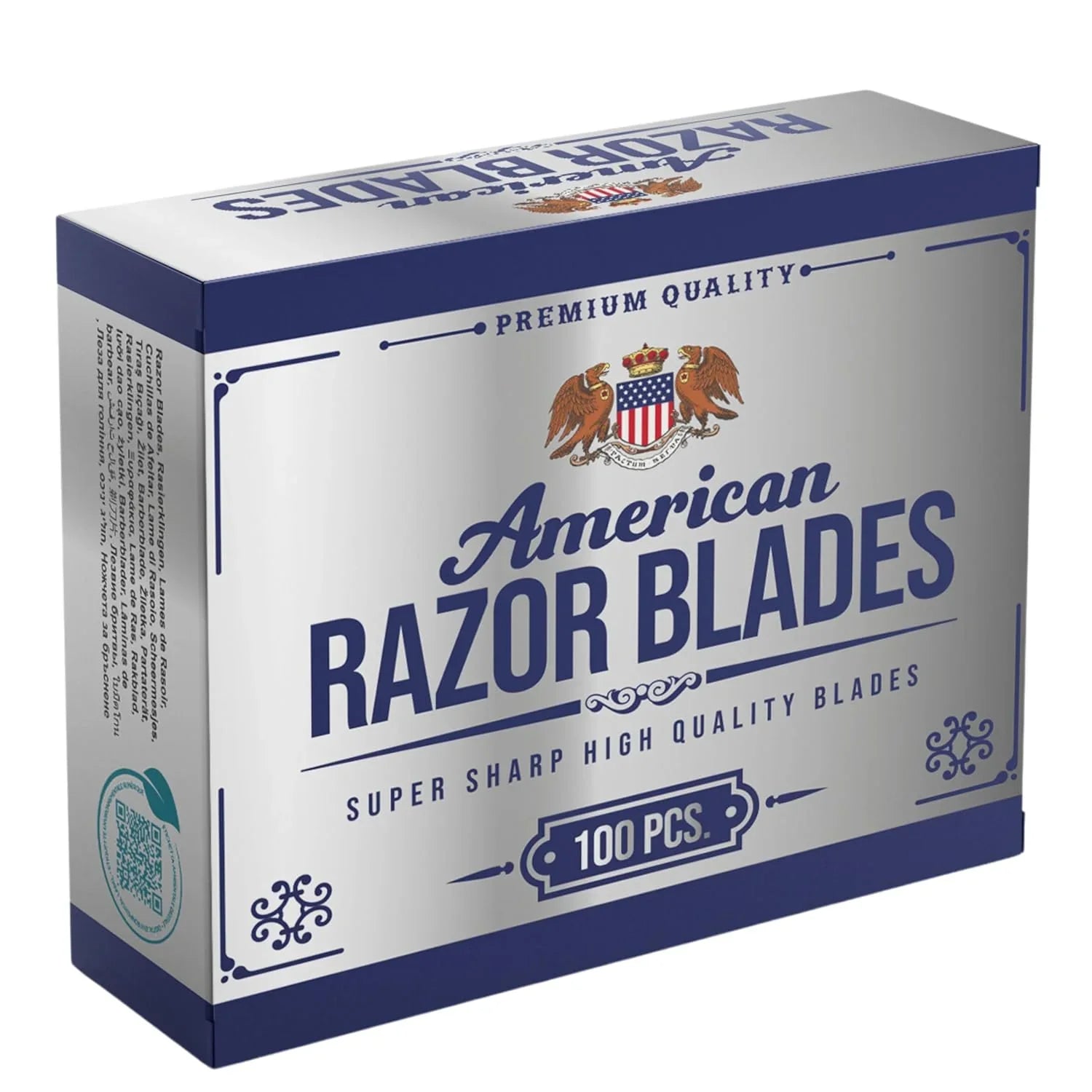 The Shave Factory American Razor Blades Double Edge 100 ct – Barber Stash
