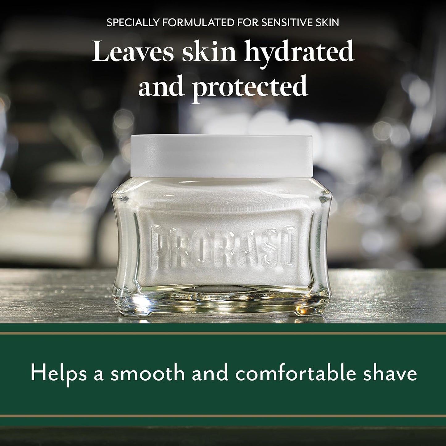 Proraso Pre Shave Cream Sensitive Skin White 3.6 oz - 6 Pack