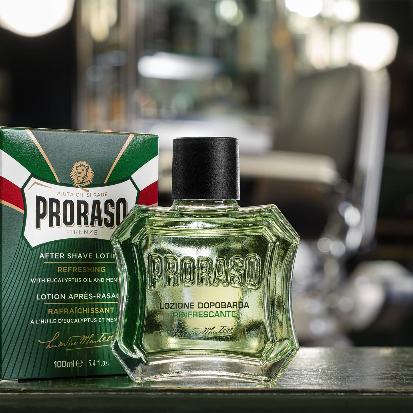 Proraso After Shave Balm Refreshing - Green 3.4 oz - 6 Pack