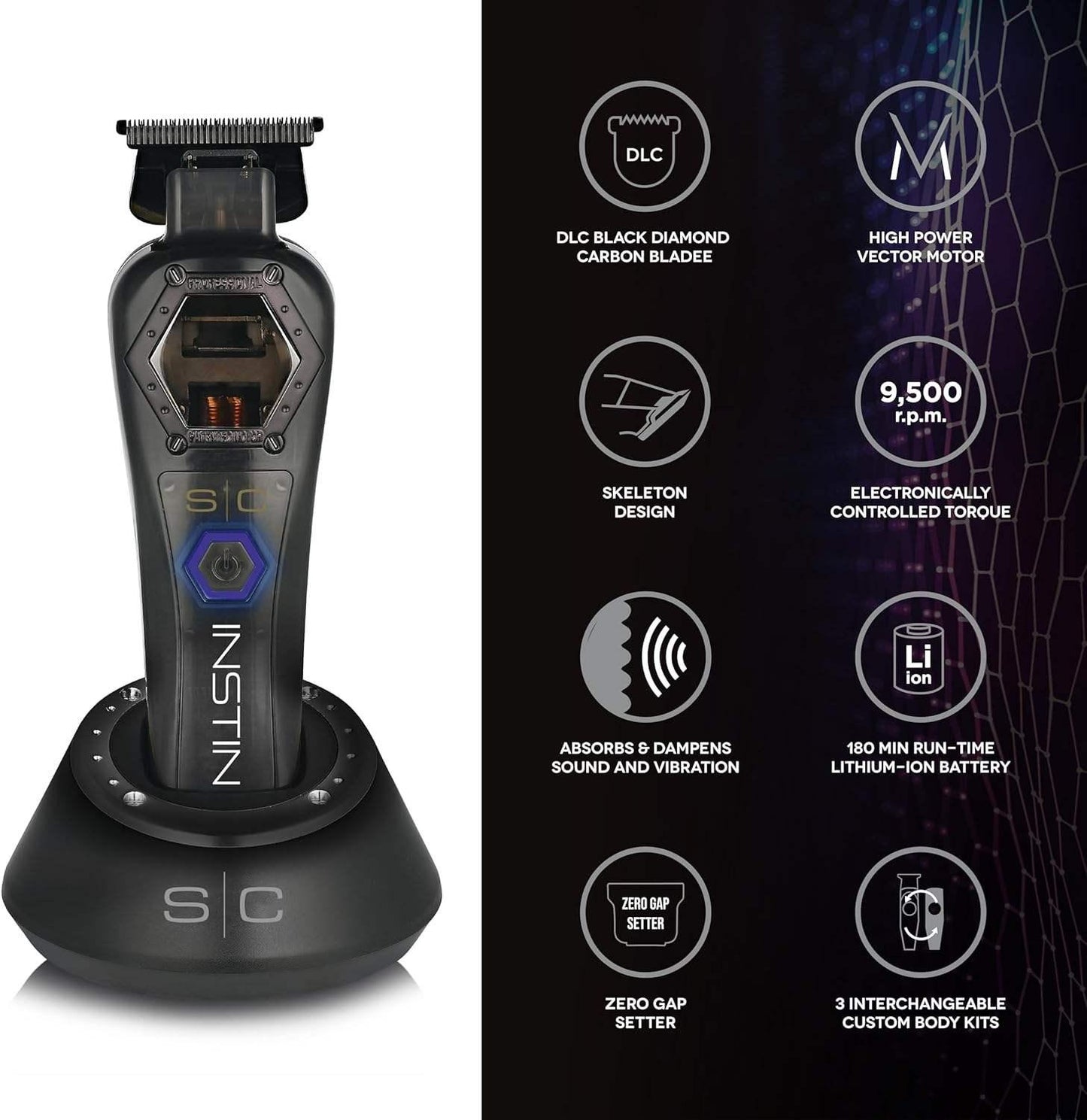 Stylecraft Pro METAL EDITION Instinct Professional Vector Motor Trimmer