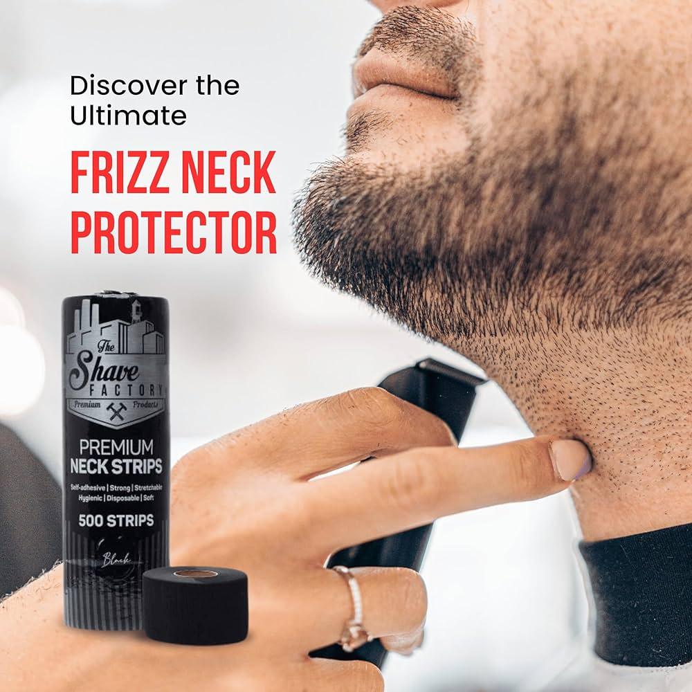The Shave Factory Neck Strips - Black, 100 Roll, 10000 Strips