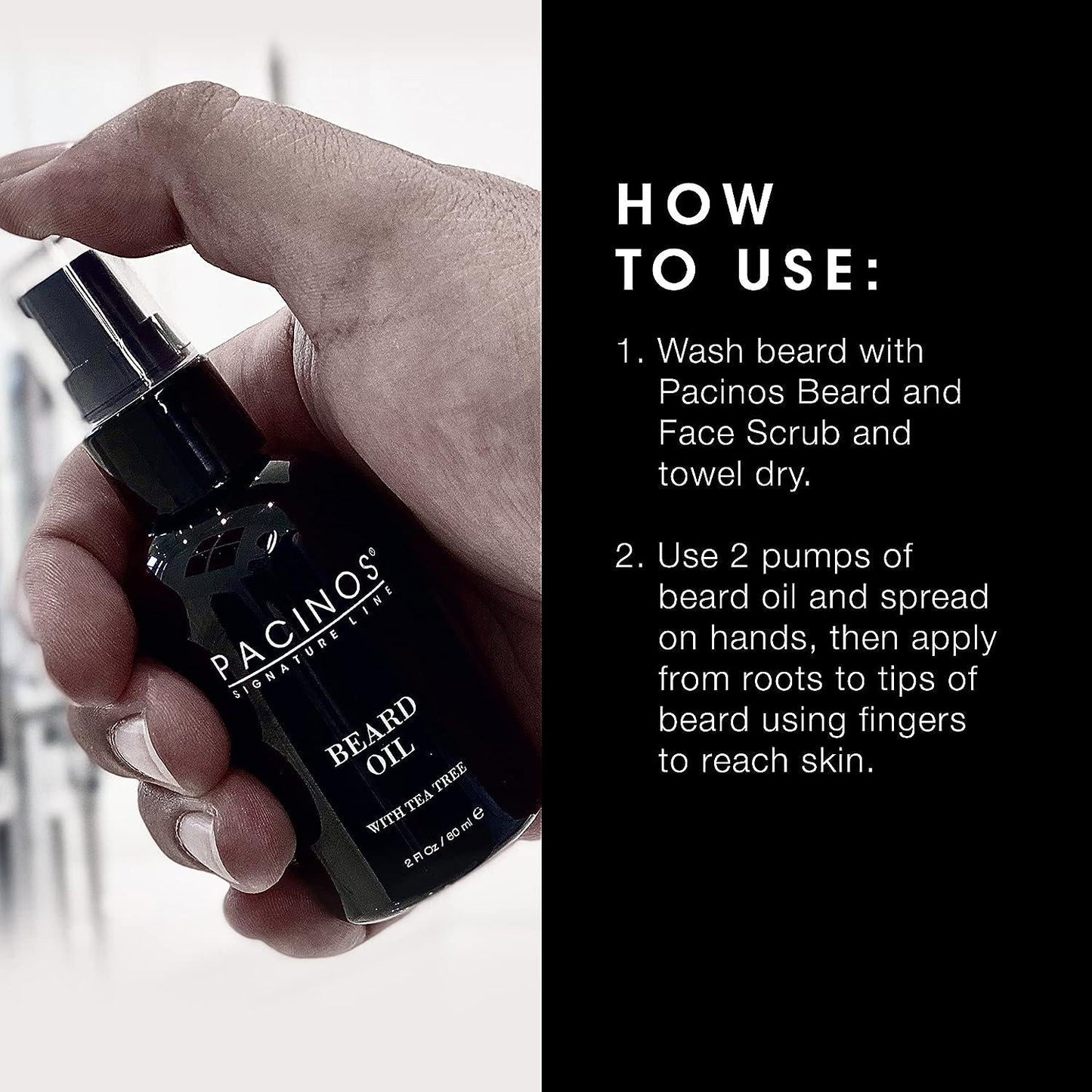 Pacinos Beard Oil 2 oz