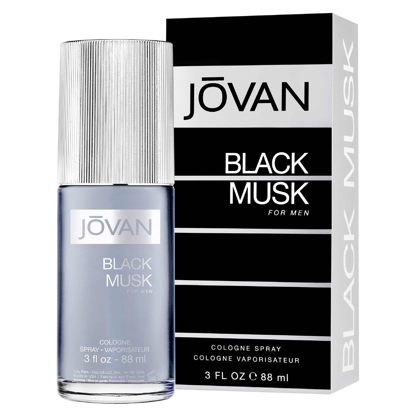 Jovan Black Musk by Jovan for Men - 3 oz Cologne Spray
