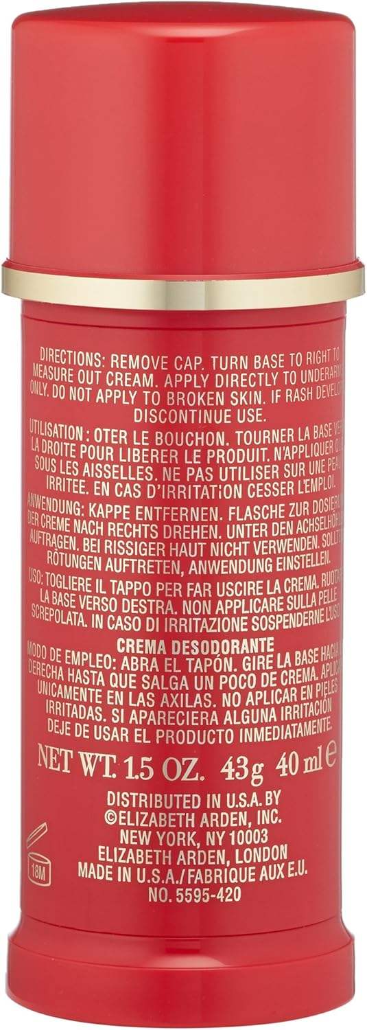 Red Door by Elizabeth Arden for Women - 1.5 oz Deodorant Cream
