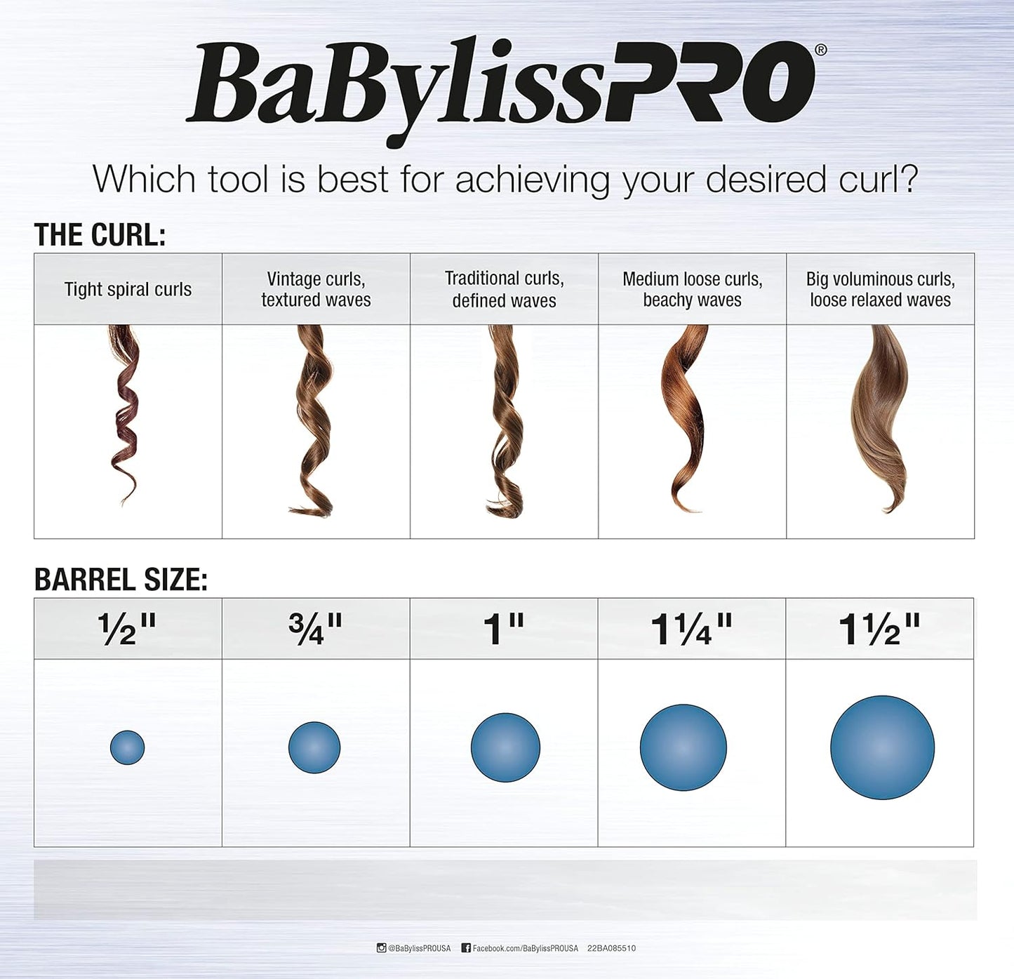 BaBylissPRO Nano Titanium 1¼" ¾" ConiCurl Iron