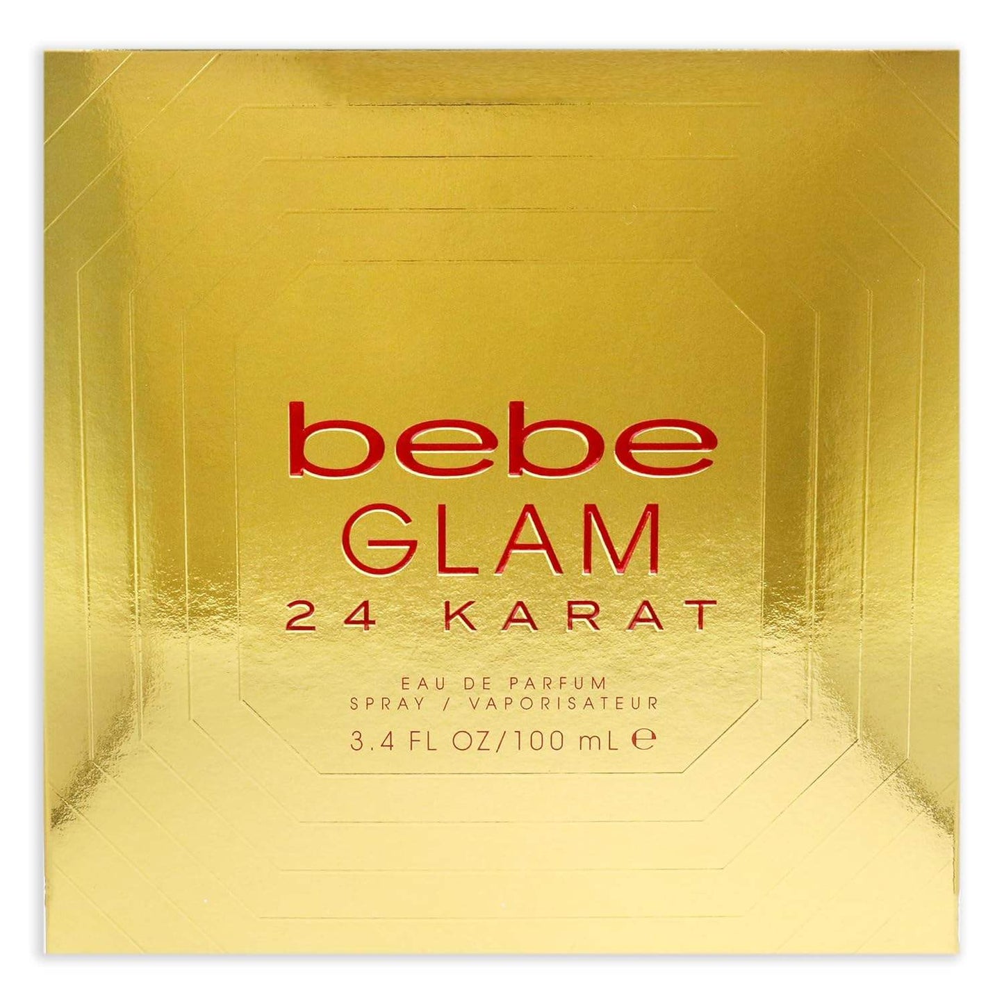 Bebe Glam 24 Karat by Bebe for Women - 3.4 oz EDP Spray (Tester)