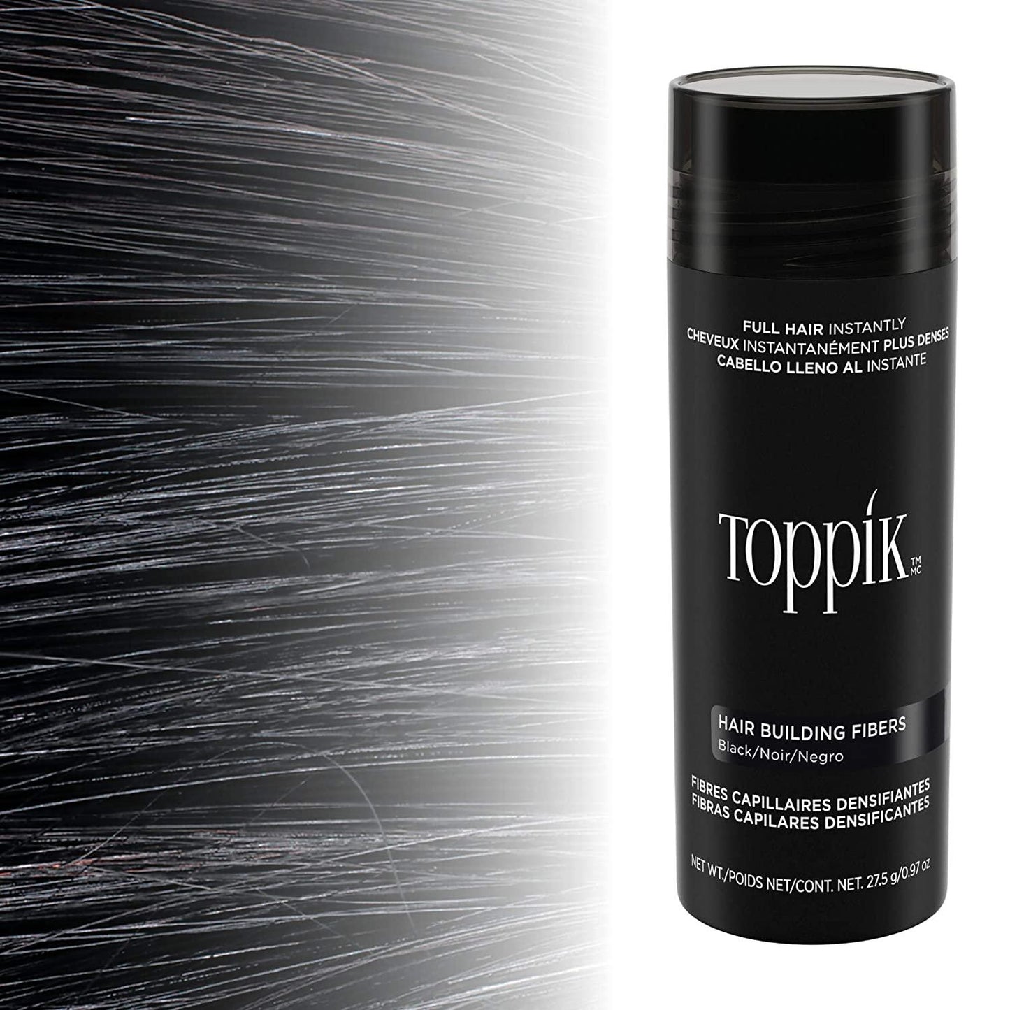 Toppik Hair Building Fibers 0.97 oz - Black