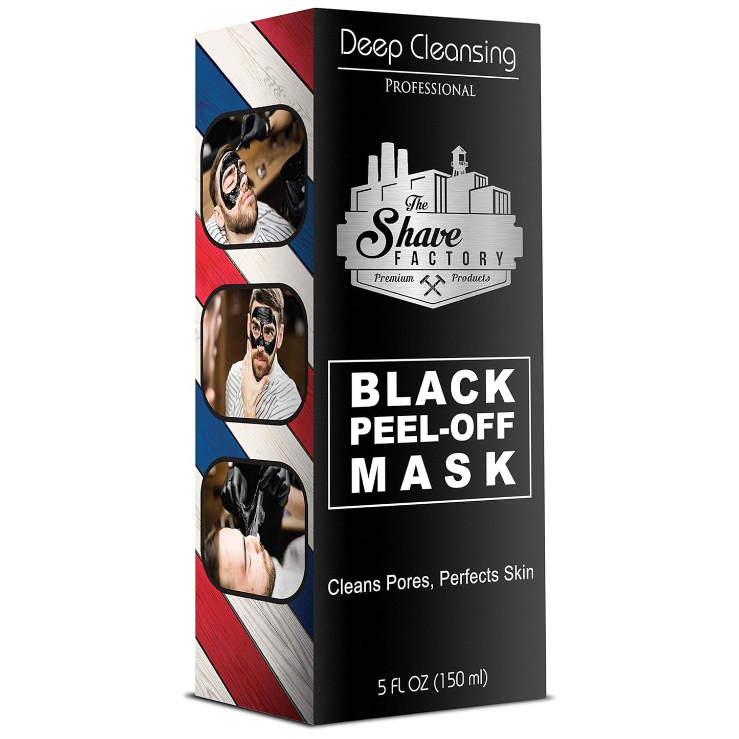 Black Peel off Mask 150ml The Shave Factory
