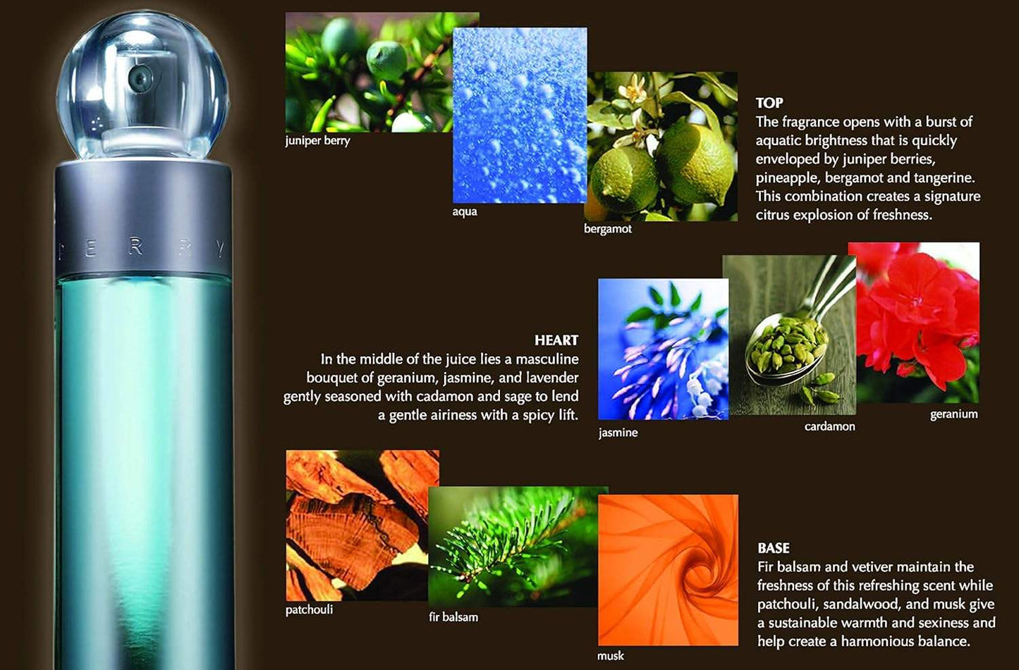 360 by Perry Ellis for Men - 4 Pc Gift Set 3.4oz EDT Spray, 6oz Deodorizing Body Spray, 3.0oz Shower Gel, 0.25oz EDT Spray