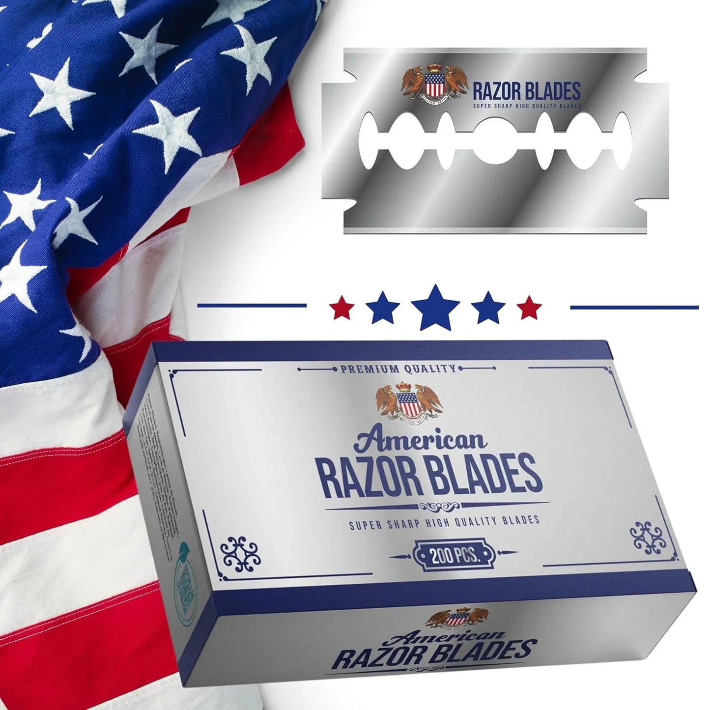 The Shave Factory American Razor Blades Double Edge 100 ct
