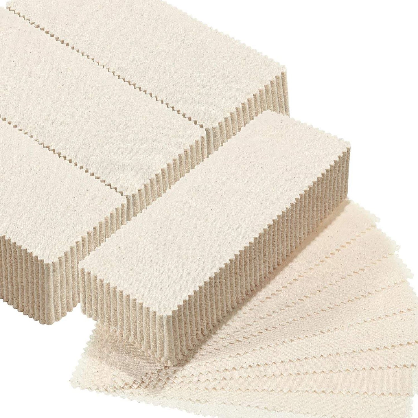 Gigi Small Natural Muslin Strips-100Pk