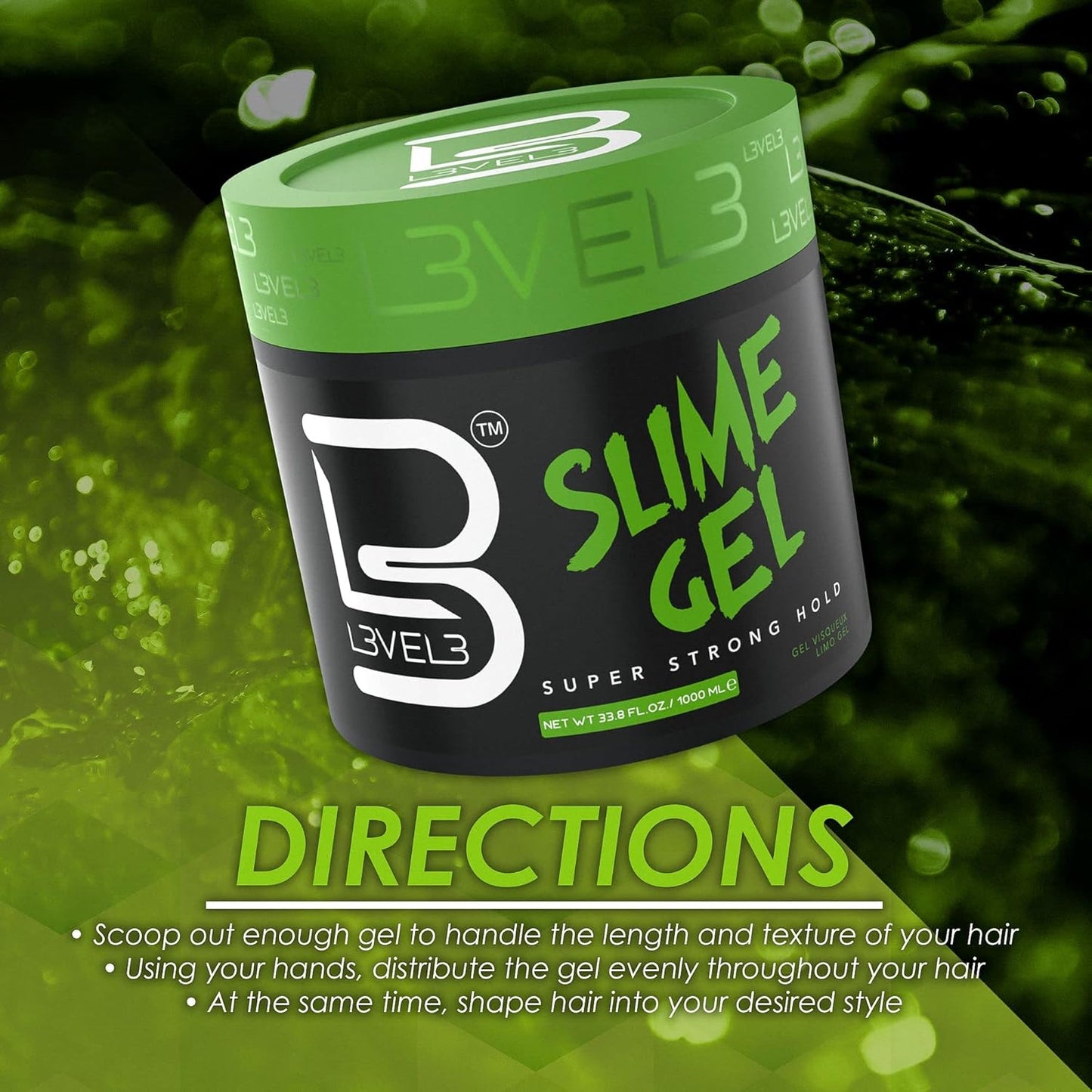 L3VEL3 Slime Gel - Super Strong 33.8 oz